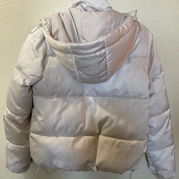 WHITE PUFFER JACKET XS - Picture 7 of 7